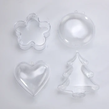 4Type skaidraus Plastiko 3D Vonia Bomba Pelėsių Širdies Gėlės Formos Vonios Bomba Pelėsių 