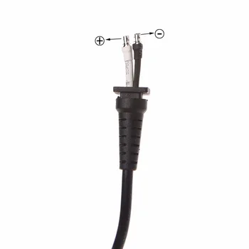 5.5*2.5 mm Male Plug DC Maitinimo Adapteris Kabelio 16AWG 