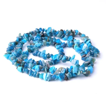 5-8mm Gamtos mėlyna Jaspers gem akmens karoliukai lazuritas sodalite turquoises apatite aquamarines Chip Akmens Karoliukai papuošalai priėmimo