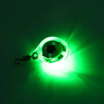 5 Spalvų Mini žvejybos šviesos mažas šviečiamojo 6 cm/2,4 colių LED Giliai Lašas po vandeniu Akių Forma Žvejybos Kalmarų Žvejybos masalas