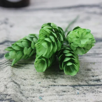 5 vienetai / 1PCS trabekulinio modeliavimas žaliųjų augalų pigūs dirbtinio plastiko gėlių namų stalo dekoravimas vestuvių 