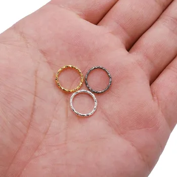 50-100vnt 8-20mm Apvalus Šuolis Žiedai Susukti Atidaryti Split Žiedai šuolis žiedai Jungtis Papuošalai Guardian Išvadas Reikmenys 