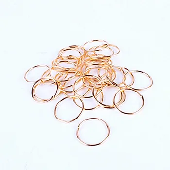 50 Vnt/set Plaukų Žiedas Dreadlock Nerijos Granulių Atidarymo Žiedai Metalo/Aukso/Sidabro Įrašą Nerijos Afrikos Pinti Pintines Priedai