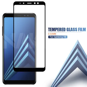 500D Apsauginis Stiklas ant Samsung Galaxy A6 A8 J4 J6 Plius 2018 Stiklo A5 A7 A9 J2 J8 2018 Grūdintas Stiklas Screen Protector Filmas