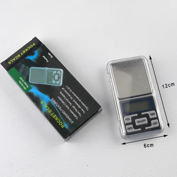 500g / 0,1 g LCD Mini Kišenėje, Skaitmeniniai Apimties Balansas Gramas Elektroninės Svarstyklės UV Sakai Papuošalai Formavimo Priemonės, Be Baterijos