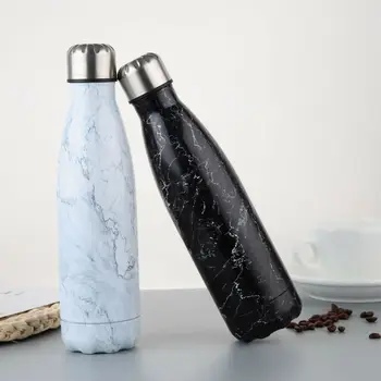 500ML Vandens Butelis Vakuuminės Izoliuoti Kolbos Šilumos Sporto Vėsus Karštas, Šaltas Puodelis Nerūdijančio Plieno Kūrybos Vandens Butelis