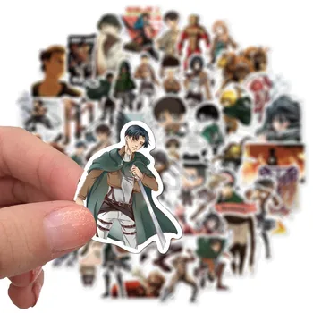 50PCS Naujas Išpuolis Titan PVC Lipdukai Vaikams Anime Lipdukas Žaislas 