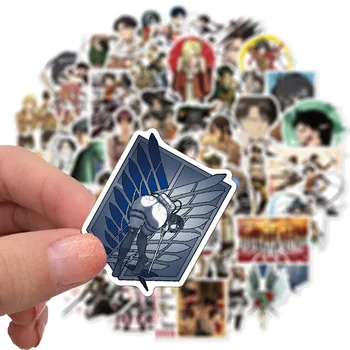 50PCS Naujas Išpuolis Titan PVC Lipdukai Vaikams Anime Lipdukas Žaislas 