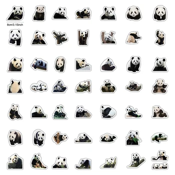 50PCS Panda Animacinių filmų Mielas Lipdukas Klasikinis Grafiti Už Lagaminą Nešiojamas Riedlentė Stiliaus Telefonas Bagažo Lipdukai Žaislas, Lipdukai F5