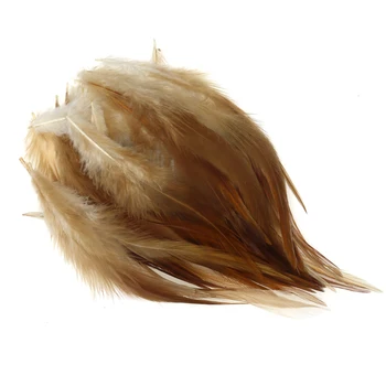50pcs skristi susiejimas plunksnų medžiagų gaidys balno kailį ant nugaros šunys gaidys Schlappen plunksnų upėtakis steelhead skrenda susiejimas medžiagos, 7 spalvų