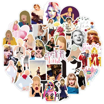 52 Vnt Dainininkė Taylor Swift, Grafiti, Lipdukai, Nešiojamas Bagažo Kompiuterio Šalmas Telefono 