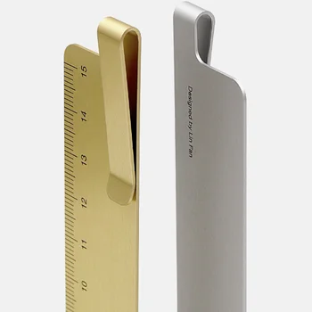 5color Kaco Metalinė Liniuotė 15cm Lengvi Nešiojamieji Tiesiai Valdovų Nerūdijančio Plieno Office Matavimo Tikslumo Įrankis