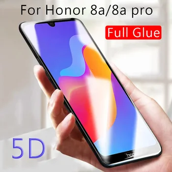 5d visa klijai grūdintas stiklas dėl garbės 8a pro apsauginį stiklą ekrano apsaugos huawei honor8a 8 a a8 8apro telefonas saugos 6.09