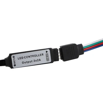5V (12V 24V USB Led Juosta RGB Nuotolinio valdymo pultelis 5 12 24 V Voltų USB LED RGB Juostos šviesos Nuotolinio valdymo pultelis Bevielis 3 11 17 24 Pagrindinių