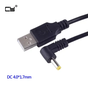 5V 2A DC 4.0 mm x 1,7 mm kištuką USB Vyrų 4.0*1,7 mm/DC 4017 Įkroviklio Maitinimo Kabelis Jack 4.0x1.7mm 100CM 2M