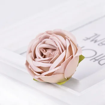 5vnt 4cm Dirbtinio šilko Rožė gėlių galvos dėl vestuvių Namų puošybai 