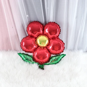 5vnt 55*58cm penkių lapų dobilų arch pripučiami oro Globos gėlių Formos Folija balionai Santuokos kambarys gimtadienio dekoracijos