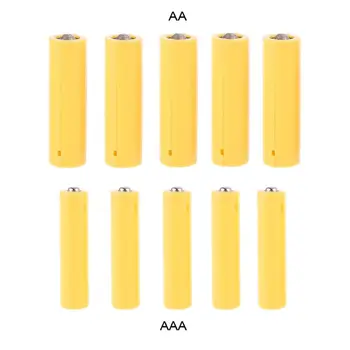 5vnt AA AAA Dydžio Manekeno Netikrą Baterija Setup Lukštais vietos rezervavimo ženklas Cilindro Laido