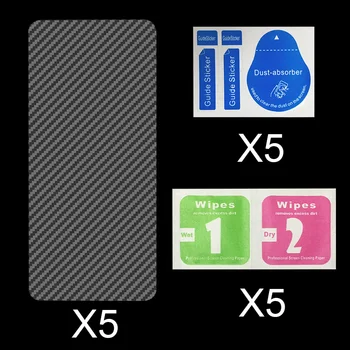 5vnt/daug 3D Anglies Pluošto Galinis Screen Protector For Samsung Galaxy S20 Ultra 5G S20 A51 A71 A7 A9 2018 Galinį Dangtelį Filmas Ne Stiklas