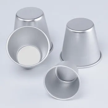 5vnt/daug pasirinktinis dydžio tešlos pudingas pelėsių Dekoravimo priemonė, kepimo puodeliai metalo, aliuminio kepimo formos, liejimo formos,