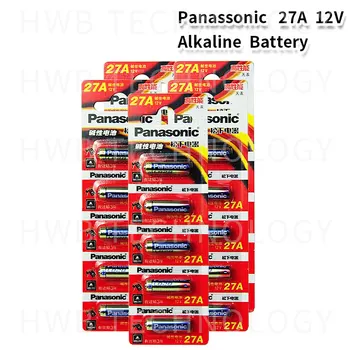 5vnt Panasonic 27A A27 12V Signalizacija-Nuotolinis Sausas Šarminių Elementų 27AE 27MN Didelės Talpos Automobilio Nuotolinio Žaislai Skaičiuoklė DoorBe