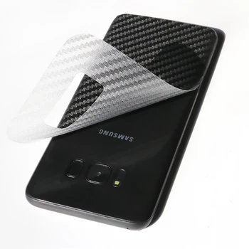 5VNT Samsung Galaxy A8 PLUS A3 A5 A7 2017 Atgal Plėvelė 3D Carbon Fiber Ekrano apsaugos S8 S9 Plus S7 Krašto Apsauginės Plėvelės