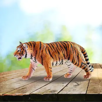 6.2 colių Tigras Duomenys 14729 NAUJOS Dirbtinės PVC Laukinių Gyvūnų Gyvenimo Modelį Švietimo Padaras Statulėlės Vaikams Dovanų