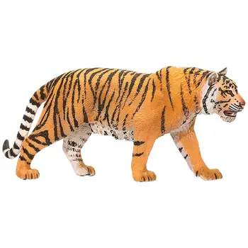 6.2 colių Tigras Duomenys 14729 NAUJOS Dirbtinės PVC Laukinių Gyvūnų Gyvenimo Modelį Švietimo Padaras Statulėlės Vaikams Dovanų