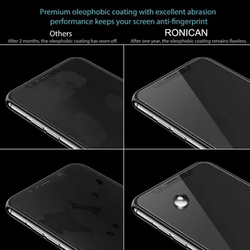 6 Gabalus Grūdintas Stiklas iPhone XR X XS 11 Pro MAX Screen Protector Apsauginė Plėvelė iPhone 6 6s 7 8 Plius 5 5s 5C SE 2020 m.