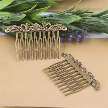 6 Spalvų Plaukų Šukos Papuošalai Žavesio Moterims Gėlių Motyvas Staigius Hairclips Barrettes Retro Mados Plaukų Dėvėti