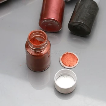 6 Spalvų Tonų Metalo Žėručio Perlų Milteliai Pigmento Jewelescent Nustatyti Kosmetikos Klasės Metallic Dažų, Dažų Epoksidinės Dervos Meno Priėmimo