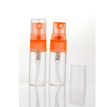 6 Vnt/Daug 5ML Orange Purškimo Daugkartiniai Butelį Kvepalai Nešiojamų Contenitori Cosmetici Vuoti Su Plastiko Siurblio