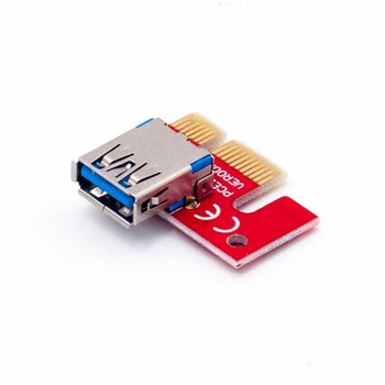 60cm PCI-E PCIe Express X16 Extender PCI-E USB Riser Card pcie Kasybos Kortelės Adapteris, skirtas bitcoin mining BTC prietaiso plokštėje