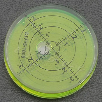 60mm*12mm PMMA Burbulas Laipsnio Ženklas Paviršiaus Lygio Apskritojo Matavimo Įrankis