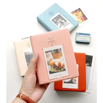 64 Kišenės Mini Kino Instax Polaroid PVC Albumo Nuotrauka Atveju Mados Namų, Šeimos, Draugų Taupymo Atminties Suvenyrų Kalėdų Dovana