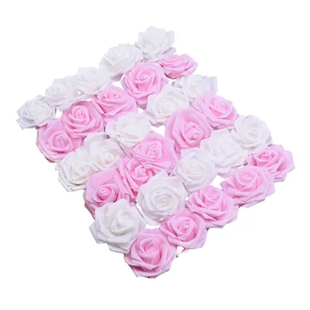 6cm Vestuvių Rožių Putų Dirbtinių Rožių Žiedų Galvos Vainikas Dekoratyvinės Gėlės 