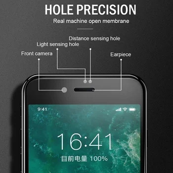 6D 9H Grūdinto Stiklo Priekiniai Telefono dėklas Skirtas iPhone 12 Pro 11 Pro Max X XS Max 7 8 Plus 