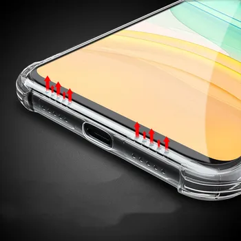6D atsparus smūgiams Silikoninis Atveju iPhone, SE 2020 7 8 6 6S Plus X XS XR 11 Pro Promax Atveju Skaidri Apsauga Galinio Dangtelio atvejais