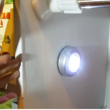 6LED Granulių Jutiklis Nakties Šviesos PIR Infraraudonųjų spindulių Judesio LED Lemputės Auto On ir Off Spinta su baterijomis, Sienos Lempos Namų Kabineto