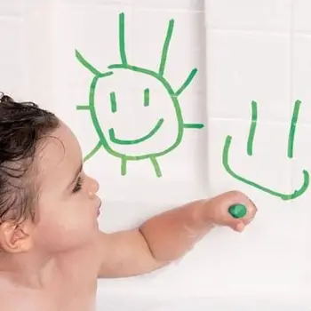 6Pcs/Set Kūdikių Vonia Pieštuku Bamblys Skalbti Bathtime Saugos Įdomus Žaisti Švietimo Vaikai Žaislų Kūdikių Vonios Žaislas