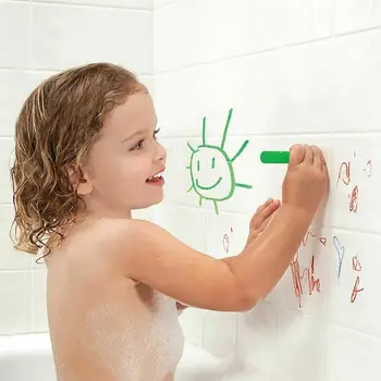 6Pcs/Set Vonios kambarys Pieštuku Trinamos Grafiti Žaislas Doodle Pen Skalbti Kūdikių Vonios kambarys Vaikai Pieštuku, Vaikų Maudymosi A8I2