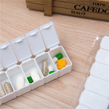 7 Dienų Tablečių Medicina Organizatorius Tabletes Atveju Medicina Saugojimo Tabletės Tablečių Dėžutė Su Įrašo Dangteliai Skaldymo Saugojimo Balionėlis Savaitės