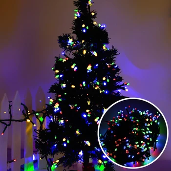 8 Režimai Ir 10 Metrų RGB Kalėdų String 100 Žibintai Lemputės 220v ES Plug Diodų Girlianda Namų Patalpų Kalėdos luces de navidad Apdaila
