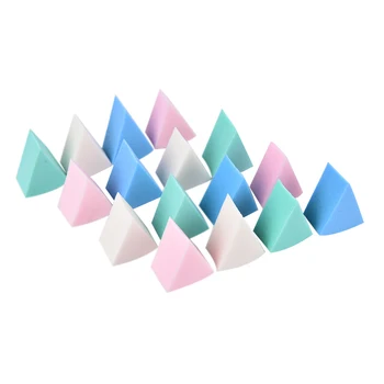 8pcs Trikampio Formos Makiažas Kempine Saldainiai Spalvos Minkštas Magija Veido Valymą Kosmetikos Sluoksniuotos Valymo, Plovimo Veido Makiažas Esponja