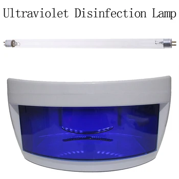 8W Nagų Dezinfekavimo Kabineto LampTube Manikiūro Įrankiai Sterilizer Lemputė Ultravioletinių UV Baktericidinė Lempa Dezinfekcijai Kabineto Lempos