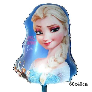 95x55cm balionu sniego karalienė balionai, dekoravimas, vestuvių prekių helio folija animacinių filmų gimtadienio princesė balionai