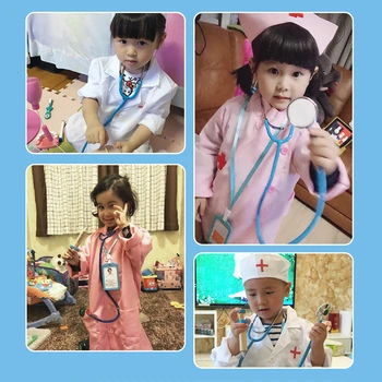9Colors Apsimesti Žaisti Gydytojas Žaislai Vaikams Cosplay Modeliavimas Stetoskopas Medicinos Žaislai Vaikams Ugdymo Mokymo priemonių