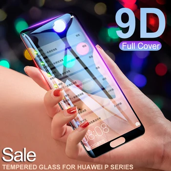 9D Apsauginis Stiklas ant Huawei P20 Pro P10 Plius 30 P Smart Z 2019 Screen Protector, Skirta Pagerbti 10 Lite Grūdintas Stiklas Filmas Atveju