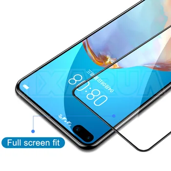 9D Apsauginis Stiklas ant Huawei P20 Pro P10 Plius 30 P40 Lite E P Smart Z 2019 Grūdintas Screen Protector, Stiklo apsauginę Plėvelę