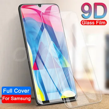 9D Apsauginis Stiklas Samsung Galaxy A10 A20 A30 A40 A50 A60 A70 A80 A90 M10 M20 M30 M40 Grūdintas Screen Protector, Stiklo Plėvelė